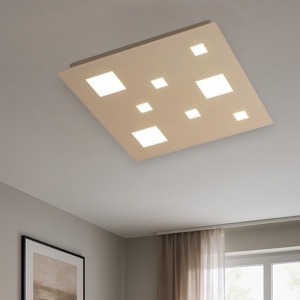 Checker board sabbia  isyluce plafoniera quadrata  led 36w 3000k