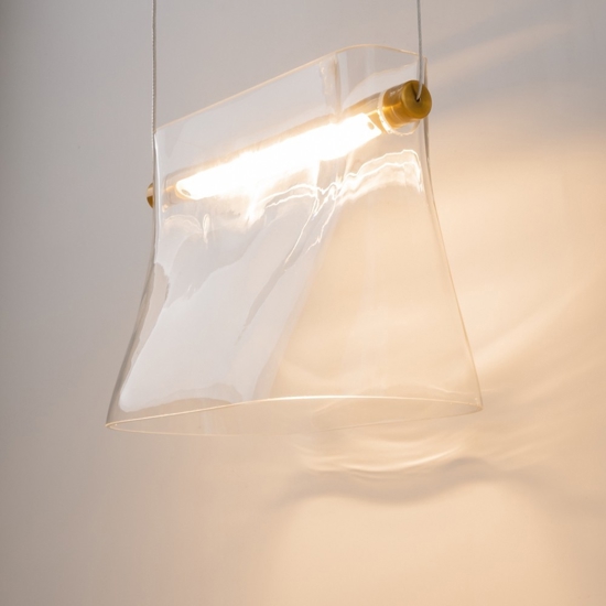 Maytoni cabaret applique da parete led 8w 3000k paralume in vetro