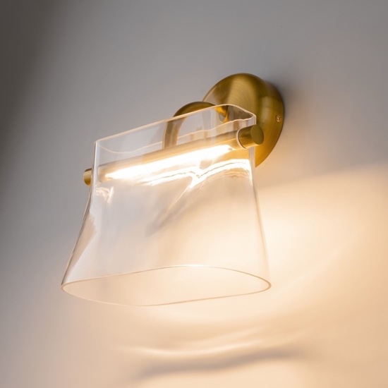 Maytoni cabaret applique da parete led 8w 3000k rettangolare