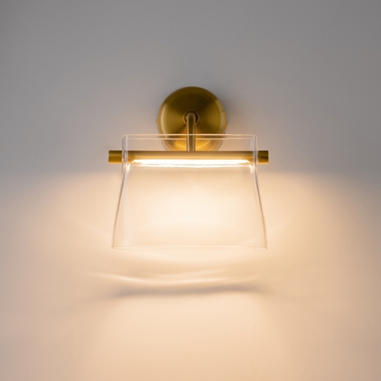 Maytoni cabaret applique da parete led 8w 3000k rettangolare