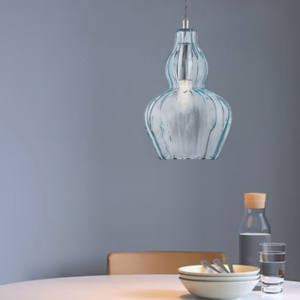 Maytoni eustoma lampada a sospensione in vetro colorato