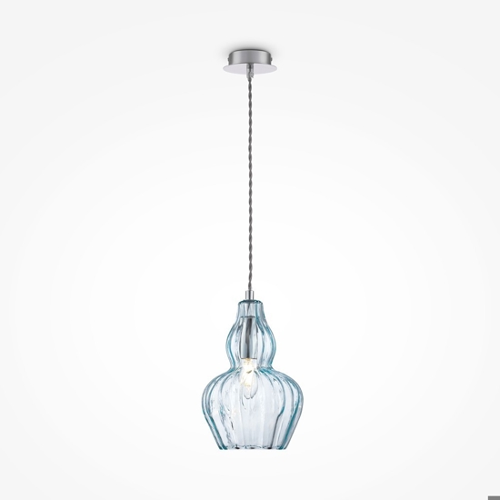 Maytoni eustoma lampada a sospensione in vetro colorato