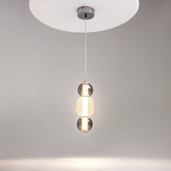 Maytoni drop lampada a sospensione led 16w 3000k per camera da letto