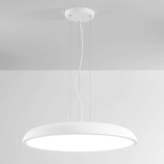 Isyluce grande lampadario zenal bianco per cucina led 108w 3000k 4000k dimmerabile