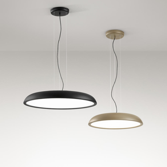 Isyluce zenal lampadario nero per cucina led 108w 3000k 4000k dimmerabile