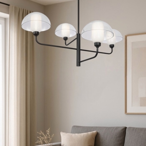 Maytoni memory lampadario moderno per salotto 4 luci