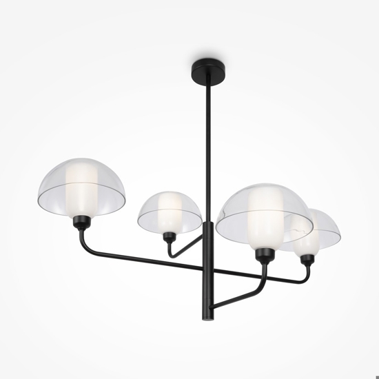 Maytoni memory lampadario moderno per salotto 4 luci