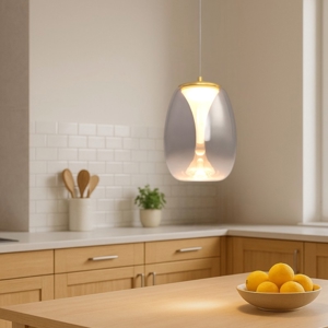 Maytoni splash lampada a sospensione led 7w 3000k vetro effetto goccia