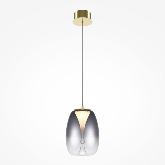 Maytoni splash lampada a sospensione led 7w 3000k vetro effetto goccia