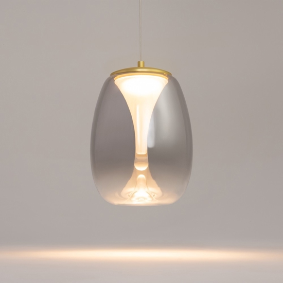 Maytoni splash lampada a sospensione led 7w 3000k vetro effetto goccia