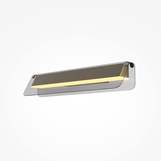 Maytoni flat applique da parete led 10w 3000k moderno