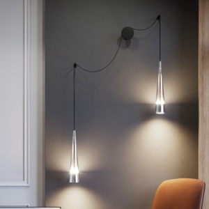 Maytoni sintesi applique da parete led 24w 3000k coni pendenti