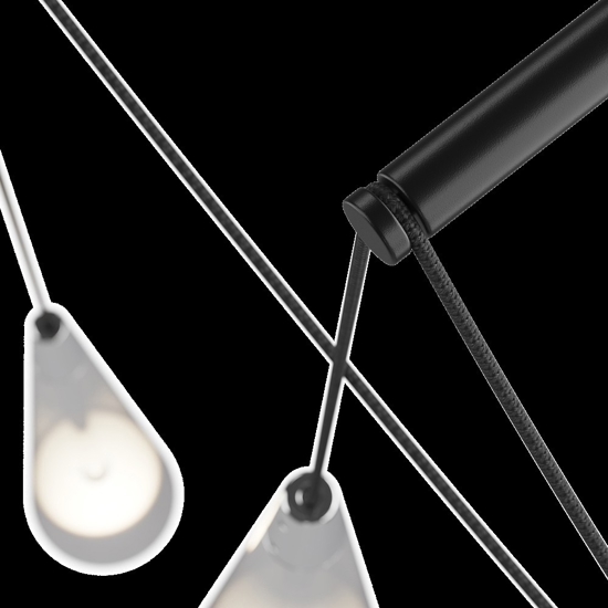 Maytoni sintesi applique da parete led 24w 3000k coni pendenti
