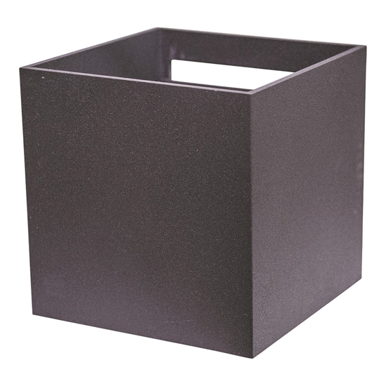 Life applique antracite cubo led 7w 3000k per esterno