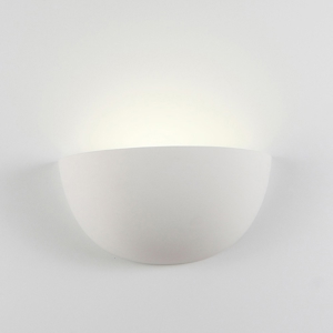 Isyluce applique in gesso bianco 
