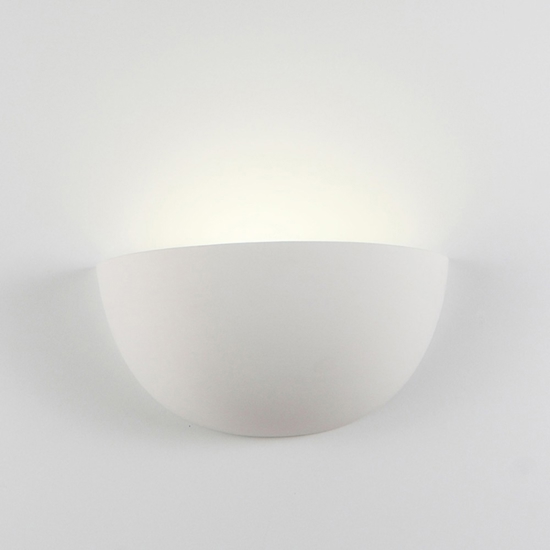 Isyluce applique in gesso bianco 
