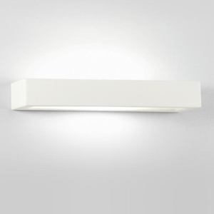Isyluce applique di gesso moderna rettangolare bianca