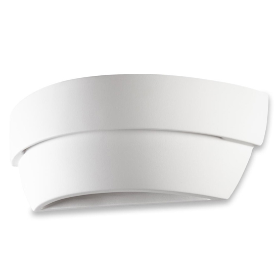 Applique di gesso ceramica bianco 