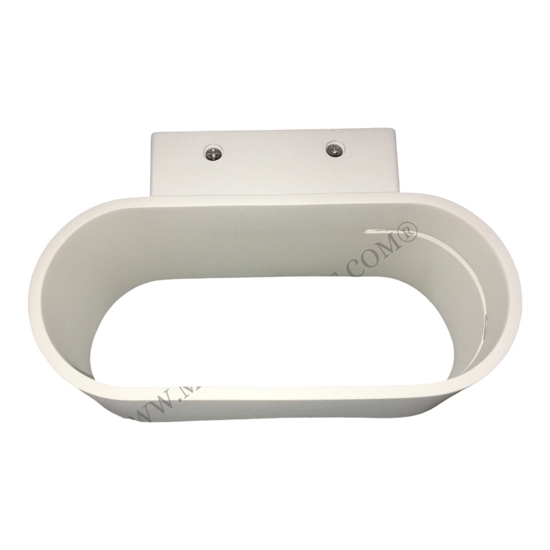 Applique led 10w 3000k bianca design moderna isyluce
