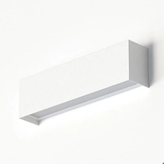 Applique da interno rettangolare bianco moderno