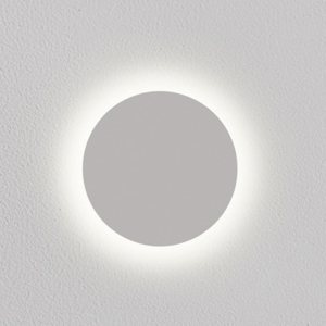 Applique gesso rotondo bianco moderno led 6w 3000k