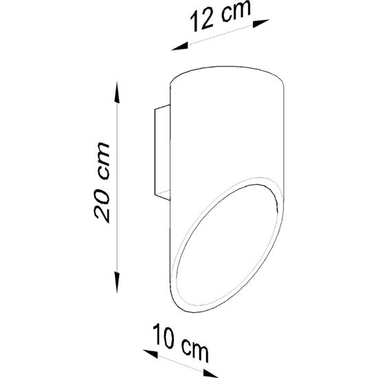 Applique da parete design moderna bianco