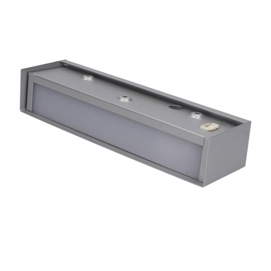 Applique grigio rettangolare da parete moderna fp