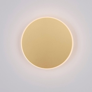 Applique design moderno rotonda oro led 20w 3000k