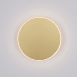 Applique cerchio 20cm oro led 12w 3000k moderno