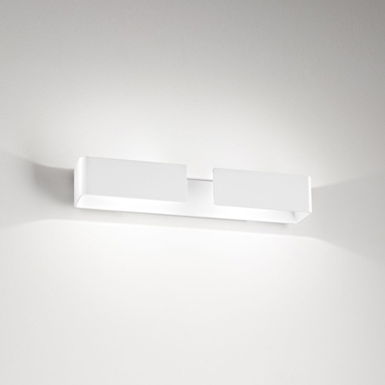 Isyluce applique bianca moderna led 40w 3000k design