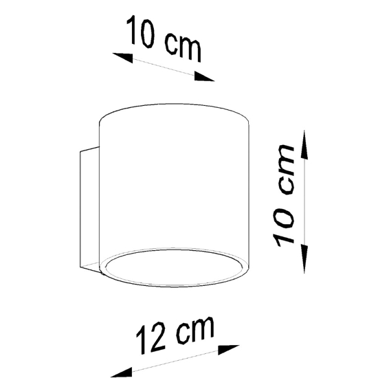 Lampada di legno applique moderna cilindro da parete