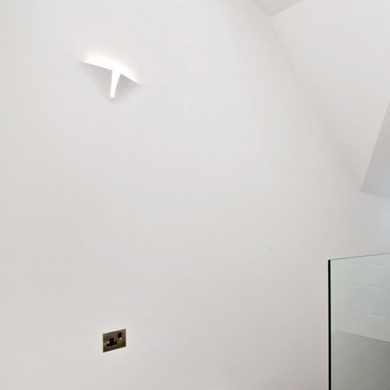 Applique da incasso design 13w 2700k in gesso led bianco