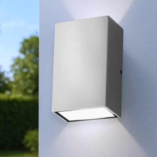 Applique da esterno led 6w 4000k bianco moderno