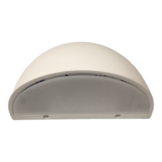 Applique gesso led 18w 3000k bianco