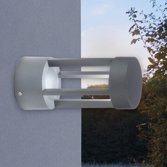Applique da esterno soffitto terra led  7w 3000k antracite