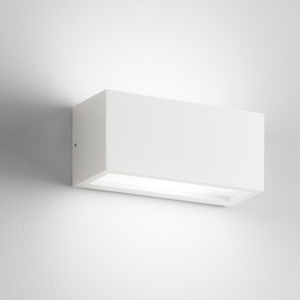 Isyluce applique da esterno moderna bianco rettangolare