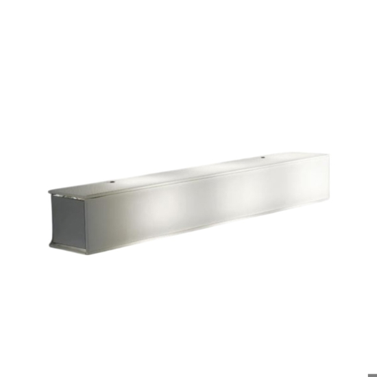 Applique da parete vetro bianco lucido moderna