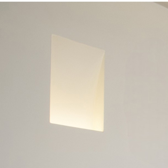 Applique lampada da incasso a parete di gesso led cristaly 16.5w 3000k