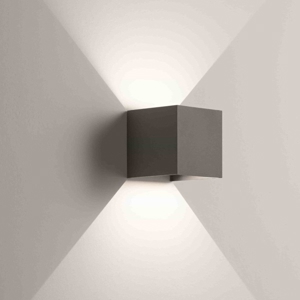 Life applique per esterni cubo 7w 4000k antracite ip54