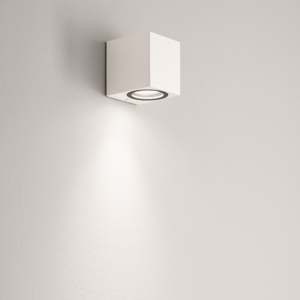 Isyluce applique per esterni moderni cubo bianco