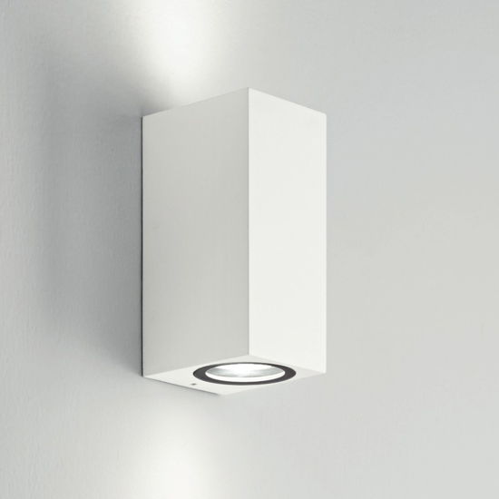 Applique da esterno bianco isyuce squadrato