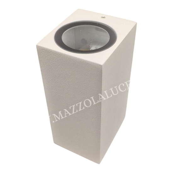 Applique da esterno bianco isyuce squadrato
