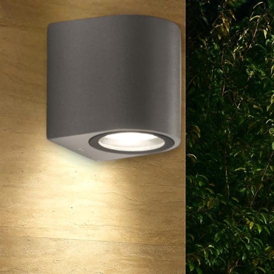 Applique per esterni antracite mono emissione moderna isyluce