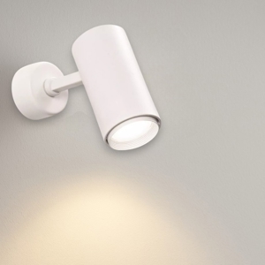 Isyluce lampada moderna cilindro bianco luce orientabile