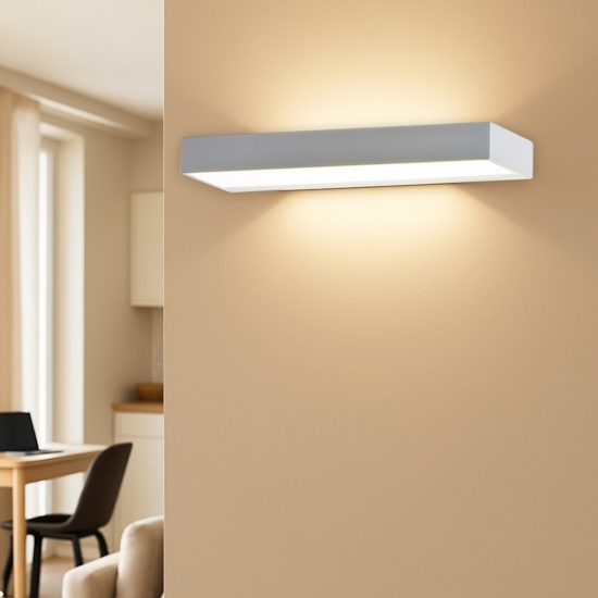 Isyluce applique led 12w 4000k bianco design moderno