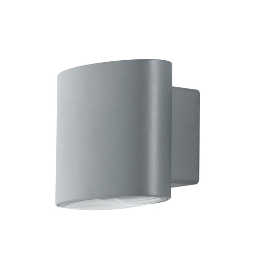 Applique da esterno moderno 8w 4000k grigio fp