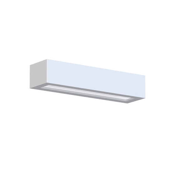Applique di gesso bianco moderno rettangolare fp