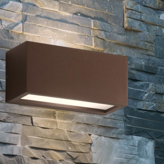 Isyluce applique per esterno r7s moderna corten