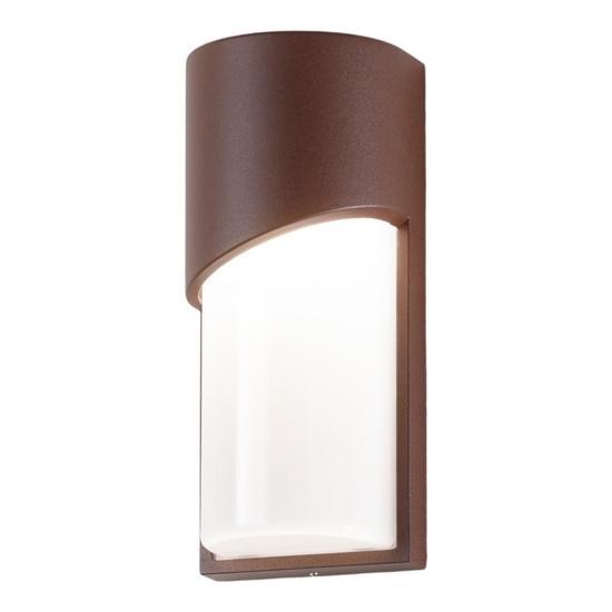 Isyluce lampada da esterno corten marrone moderna