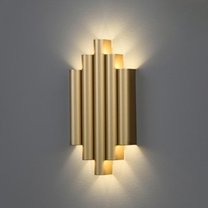 Applique led oro 21w 3000k design moderna per salotto